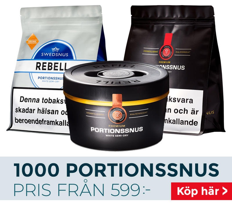 Swedsnus 1000 Portionssnus